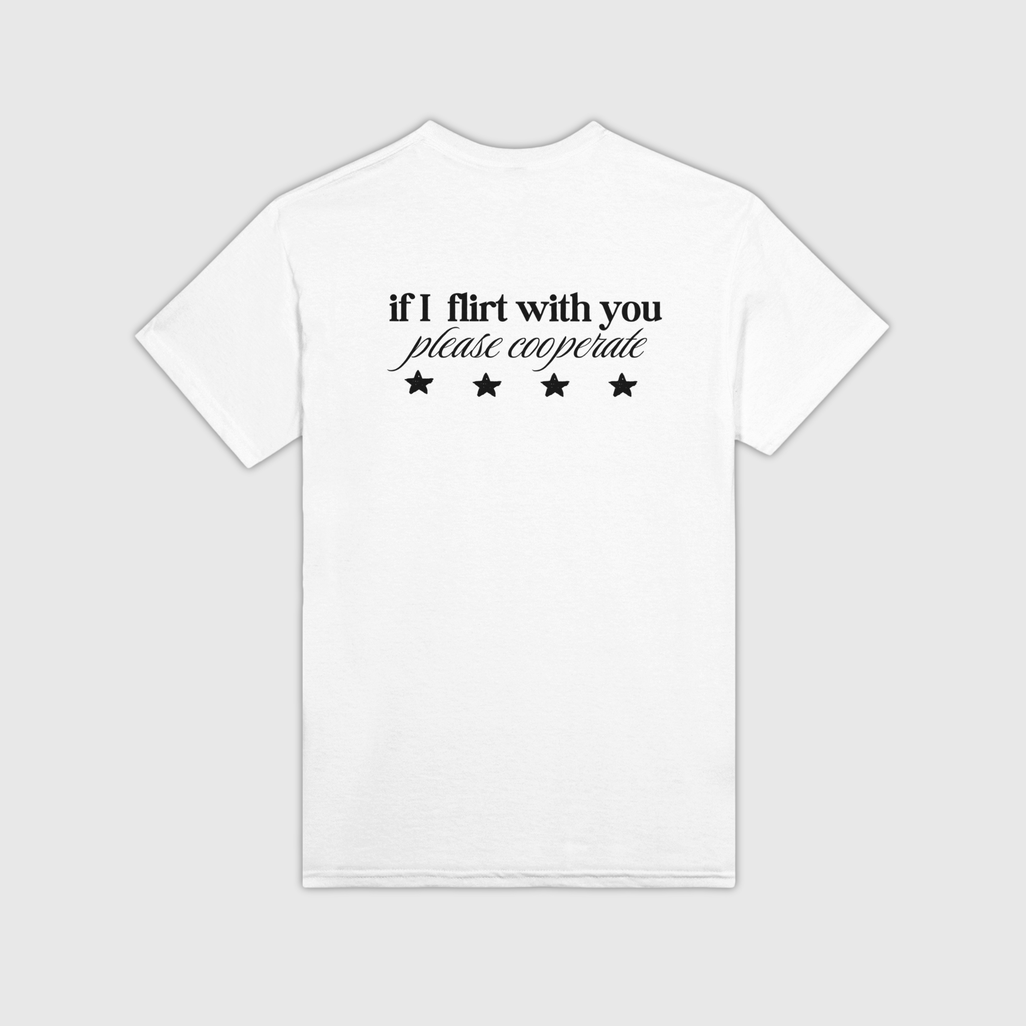 if I flirt with you please cooperate